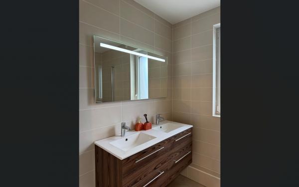 Salle de bains doubles vasques 